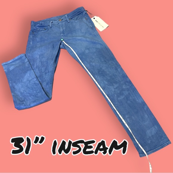 Originally White Hand Dyed NWT Rag & Bone The Dre Boyfriend Style Jeans. Size 28 - Picture 6 of 14